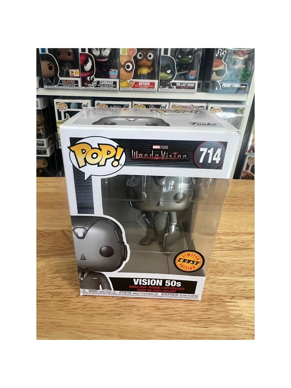 CHASE LIMITED EDITION Vision 50s Wandavision Marvel Funko Pop #714 MCU Disney LE